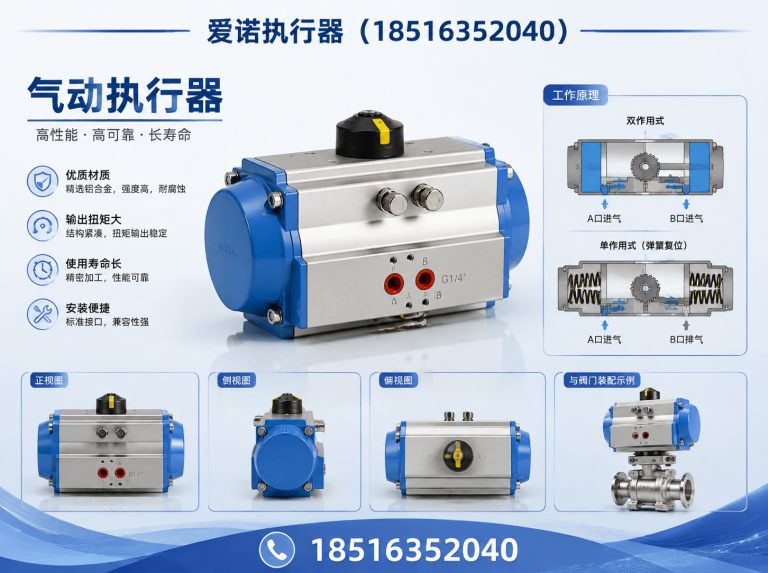 泰顺县齿轮齿条执行器展示图